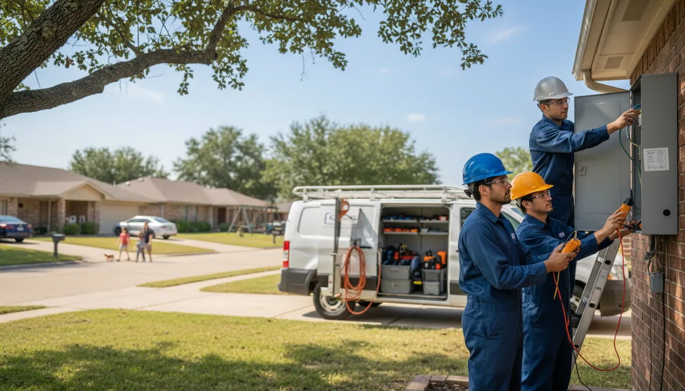 Certified electrician providing emergency electrical services in Nashville, KS
